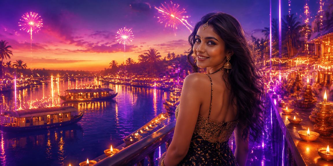 Live casino game play with vibrant backwaters setting in Kerala